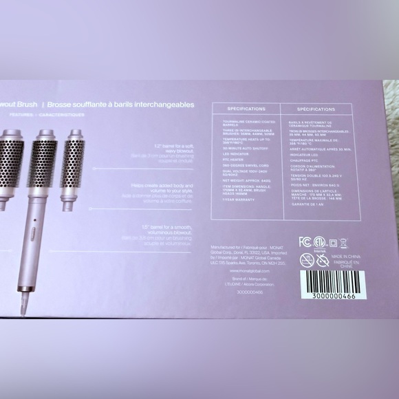 Monat Interchangeable Thermal Blowout Brush - Picture 13 of 16